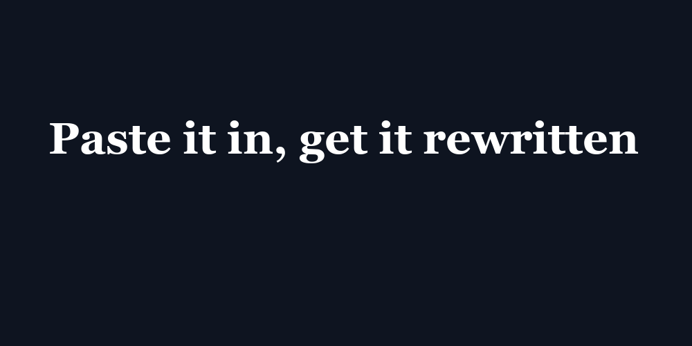 Etsy listing rewrite example