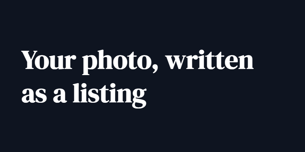 Turning a product photo into an Etsy listing